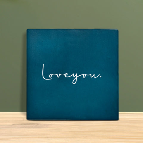 Tegeltje met tekst - Love you