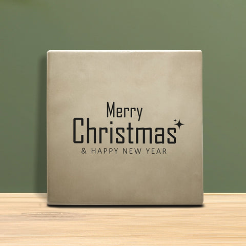 Tegeltje met Tekst - Merry Christmas.